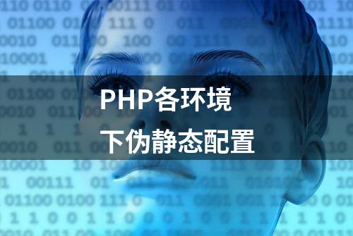 PHP各环境下伪静态配置