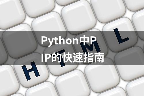 Python中PIP的快速指南