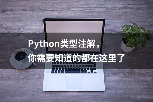 Python类型注解，你需要知道的都在这里了