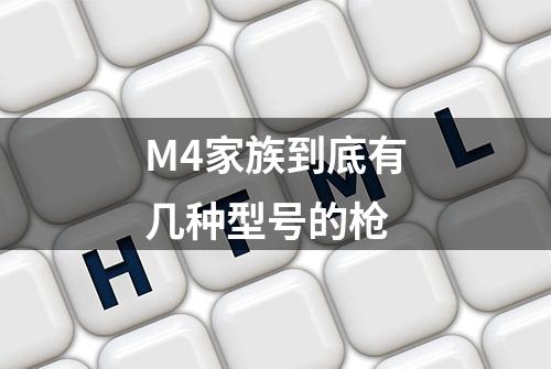 M4家族到底有几种型号的枪