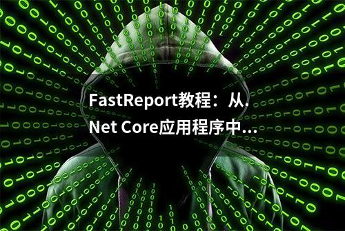 FastReport教程：从.Net Core应用程序中的数据库向Email发送报表