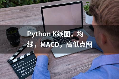 Python K线图，均线，MACD，高低点图