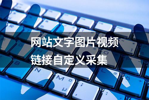 网站文字图片视频链接自定义采集