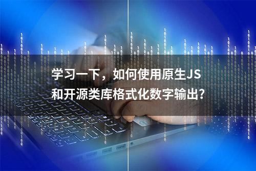 学习一下，如何使用原生JS和开源类库格式化数字输出？