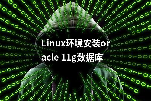 Linux环境安装oracle 11g数据库