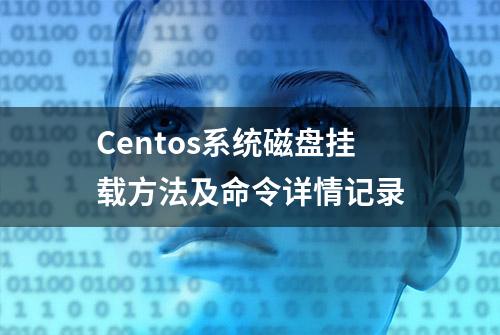 Centos系统磁盘挂载方法及命令详情记录