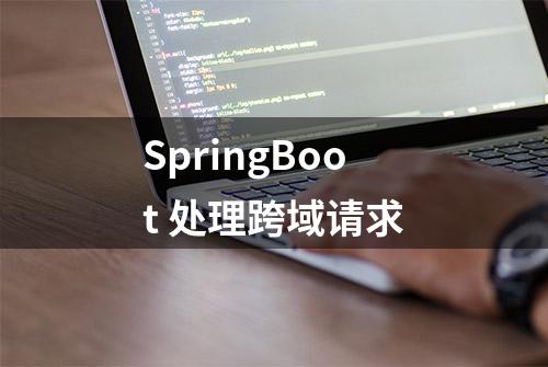 SpringBoot 处理跨域请求