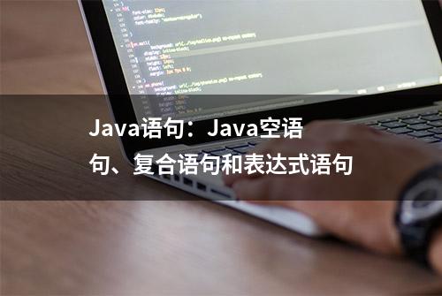 Java语句：Java空语句、复合语句和表达式语句