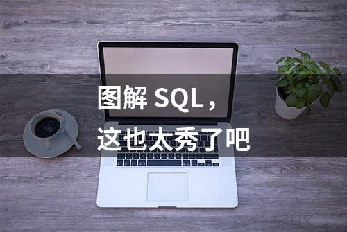 图解 SQL，这也太秀了吧