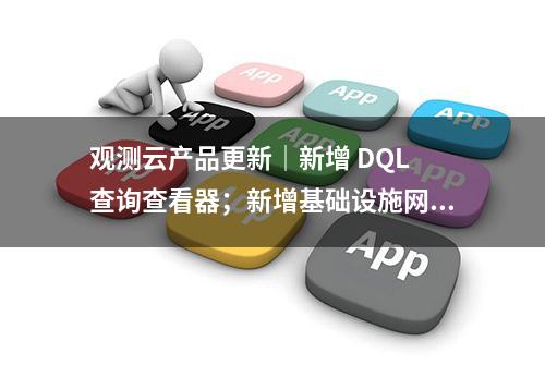 观测云产品更新｜新增 DQL 查询查看器；新增基础设施网络模块等