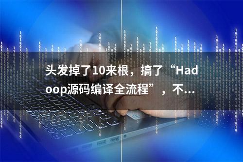 头发掉了10来根，搞了“Hadoop源码编译全流程”，不拿走可就亏了