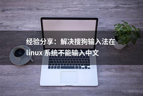 经验分享：解决搜狗输入法在 linux 系统不能输入中文