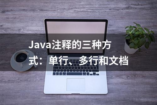 Java注释的三种方式：单行、多行和文档