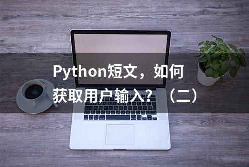 Python短文，如何获取用户输入？（二）