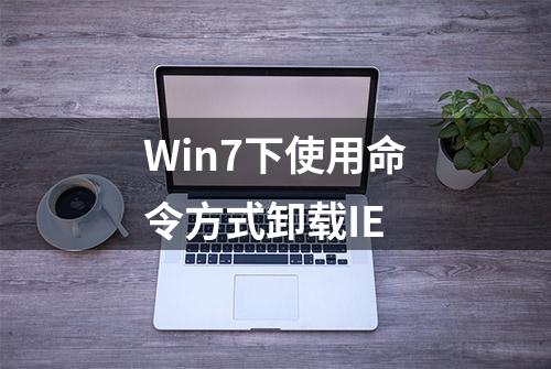 Win7下使用命令方式卸载IE