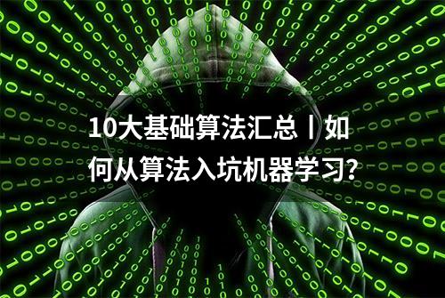 10大基础算法汇总丨如何从算法入坑机器学习？