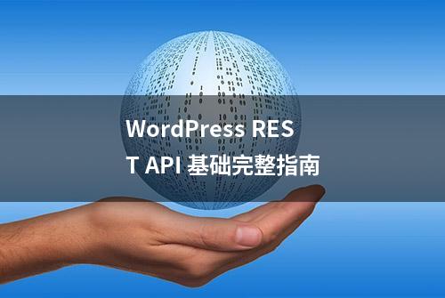 WordPress REST API 基础完整指南