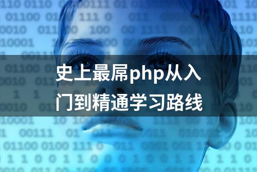 史上最屌php从入门到精通学习路线