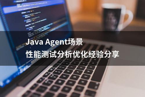 Java Agent场景性能测试分析优化经验分享