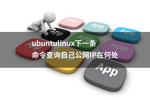 ubuntulinux下一条命令查询自己公网IP在何处