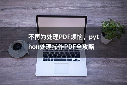 不再为处理PDF烦恼，python处理操作PDF全攻略