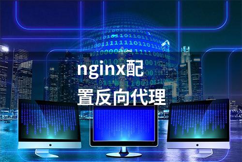 nginx配置反向代理