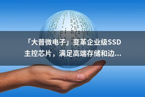 「大普微电子」变革企业级SSD主控芯片，满足高端存储和边缘计算市场