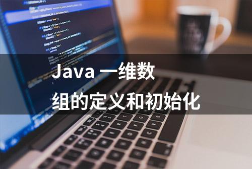 Java 一维数组的定义和初始化