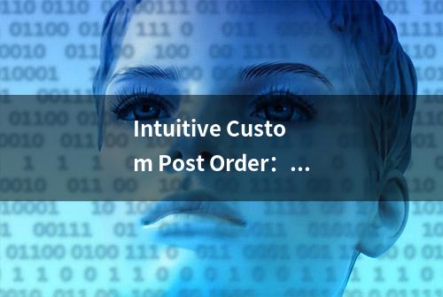 Intuitive Custom Post Order：自定义文章、页面排序