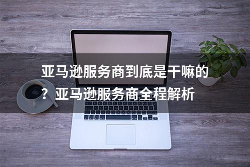 亚马逊服务商到底是干嘛的？亚马逊服务商全程解析