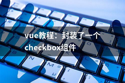 vue教程：封装了一个checkbox组件