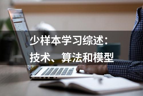 少样本学习综述：技术、算法和模型