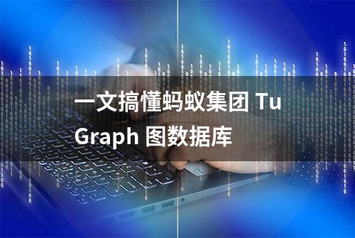 一文搞懂蚂蚁集团 TuGraph 图数据库