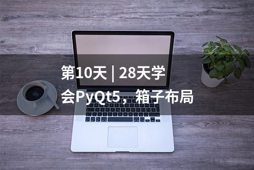 第10天 | 28天学会PyQt5，箱子布局