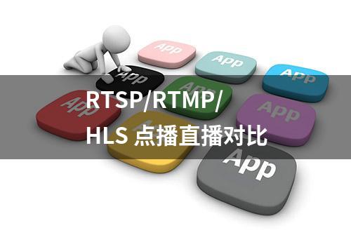 RTSP/RTMP/HLS 点播直播对比