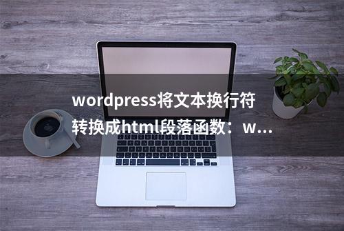 wordpress将文本换行符转换成html段落函数：wpautop