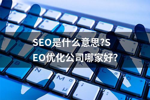 SEO是什么意思?SEO优化公司哪家好?