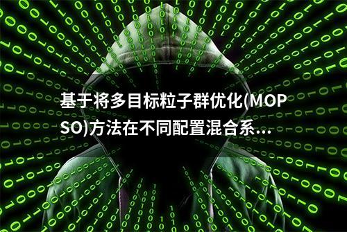 基于将多目标粒子群优化(MOPSO)方法在不同配置混合系统