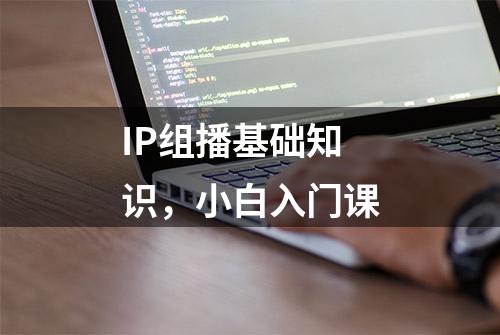 IP组播基础知识，小白入门课