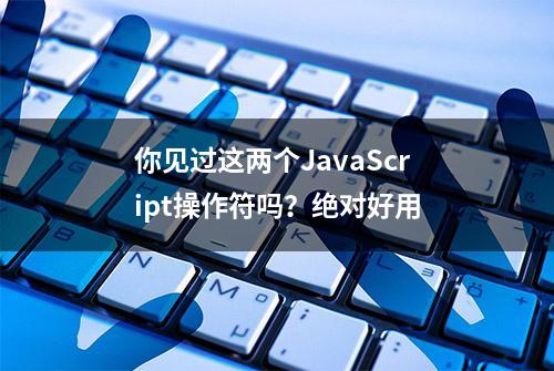 你见过这两个JavaScript操作符吗？绝对好用