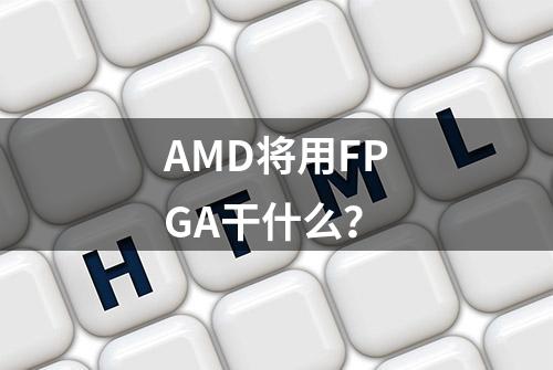 AMD将用FPGA干什么？