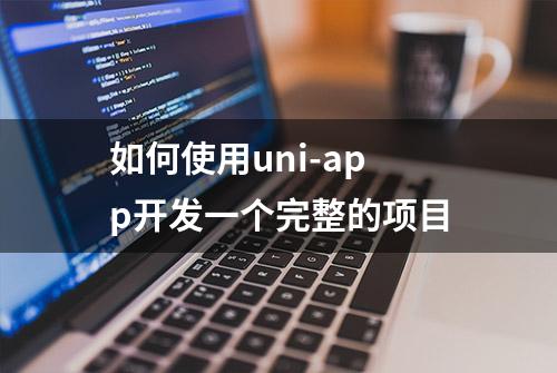 如何使用uni-app开发一个完整的项目