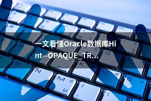 一文看懂Oracle数据库Hint--OPAQUE_TRANSFORM的由来