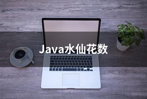 Java水仙花数