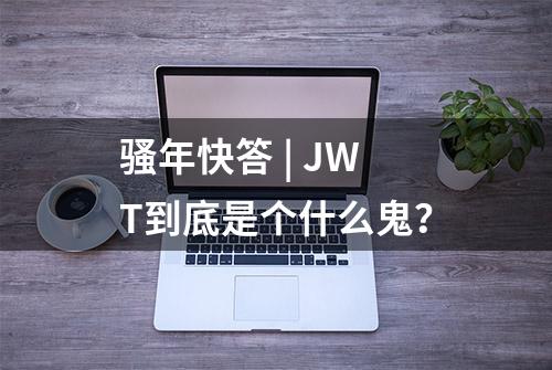 骚年快答 | JWT到底是个什么鬼？