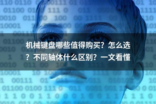 机械键盘哪些值得购买？怎么选？不同轴体什么区别？一文看懂