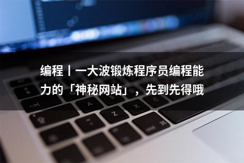 编程丨一大波锻炼程序员编程能力的「神秘网站」，先到先得哦