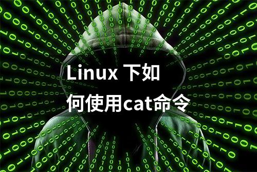 Linux 下如何使用cat命令