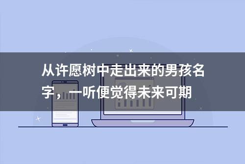 从许愿树中走出来的男孩名字，一听便觉得未来可期