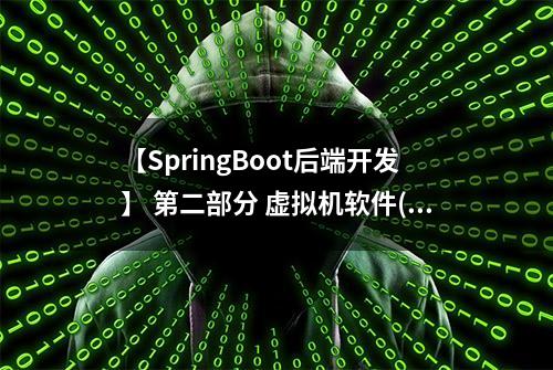 【SpringBoot后端开发】 第二部分 虚拟机软件(Vmware Workstation)